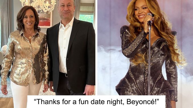 Kamala Harris Attends Beyoncé ‘Renaissance’ Show In A Themed Outfit, Makes People React