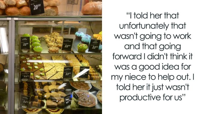 Woman Can’t Stand Niece “Helping” Her Out In Bakery, Family Drama Ensues
