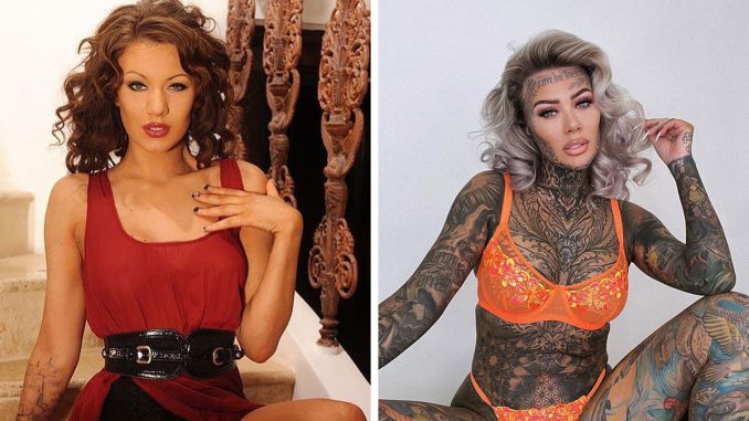 “Britain’s Most Tattooed Woman” Shows Pics Of Herself Before Covering 95% Of Her Body In Ink