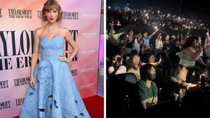 Swifties Go Crazy At Taylor Swift’s “The Eras Tour” Film, Leave Moviegoers Annoyed