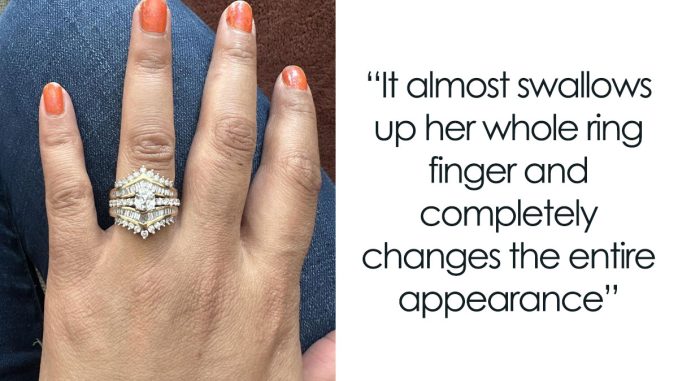 Guy Asks The Internet If He’s A Jerk For How He Feels About Fiancee’s Engagement Ring Enhancer