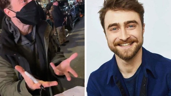 Daniel Radcliffe Panics As Superfan Asks Him To Draw Harry Potter Symbol For A Tattoo