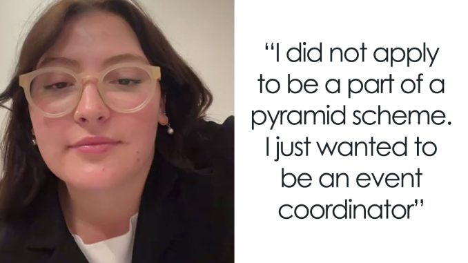 Woman Expects A Job Interview, Ends Up In A Call With 250 Others For A Pyramid Scheme