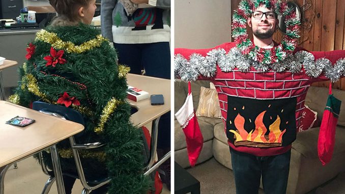60 Pics Of Ugly Christmas Sweaters To Inspire Your Wardrobe This Season (New Pics)