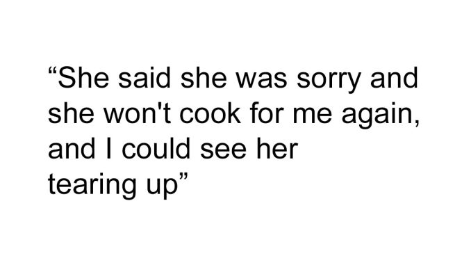 Husband Insults Food Without Realizing His Wife Made It, She Vows To Never Cook Again