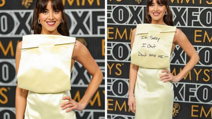 We’re All Laughing At What Aubrey Plaza Wore To The Emmys, Including Aubrey Plaza