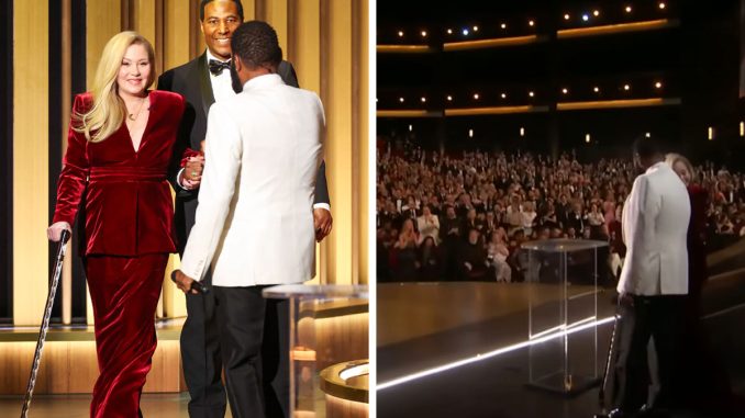 Christina Applegate Gets Tearful As She Receives Standing Ovation At The Emmys
