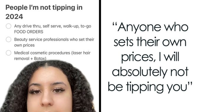 “Out Of Control”: Ex-Server Lists The Things She Is Not Tipping For This Year