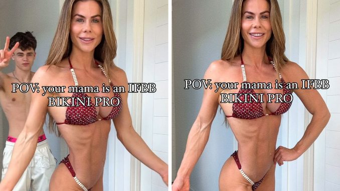 34-Year-Old Influencer Sophie Guidolin Slammed For Posing In Bikini In Front Of 13-Year-Old Son