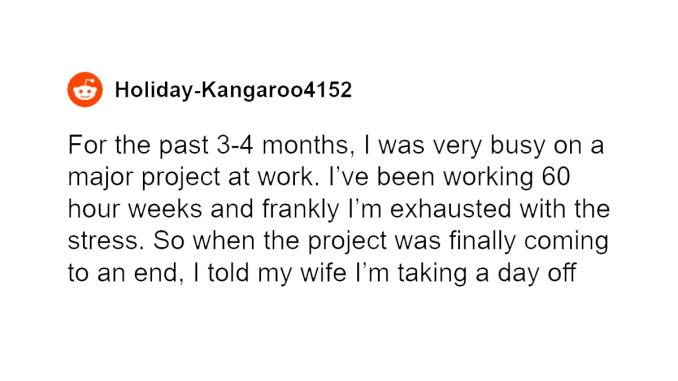 “AITA For Telling My Wife It’s Her Job To Babysit The Kids And Leaving The House?”