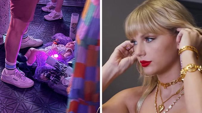 Taylor Swift Fans Outraged Over Baby On The Floor Picture At Paris Concert