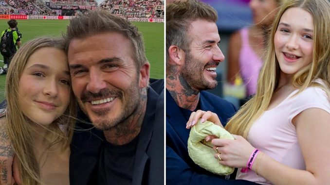 “Cringeworthy… Totally Inappropriate”: David Beckham Trolled For Hugging 12 YO Daughter Harper