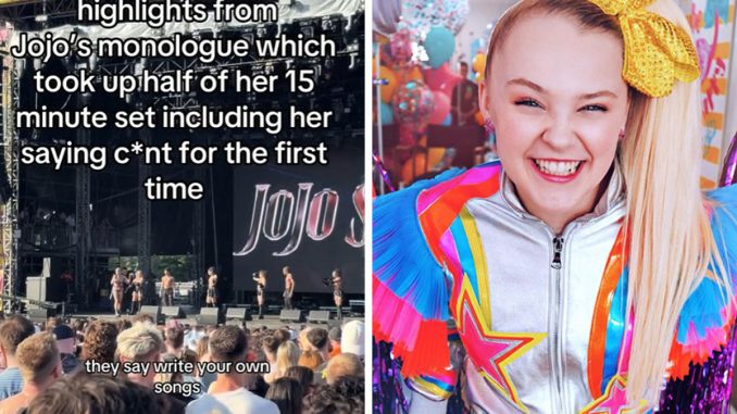 JoJo Siwa Takes “Cringe” Persona Overseas With Bizarre Monologue At UK Show