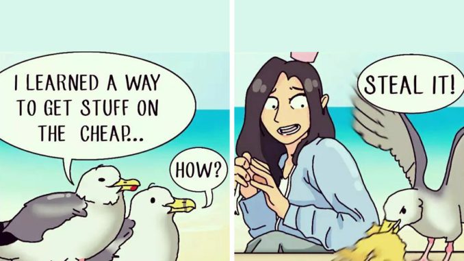This Artist Illustrates Random Thoughts To Cheer You Up With His Comics (50 New Pics)