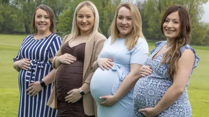 Four Sisters Get Pregnant At The Same Time, Could It Be By The Same Person?