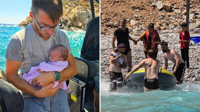 50-Day-Old Baby Rescued After Being Stranded On Greek Island For Three Days