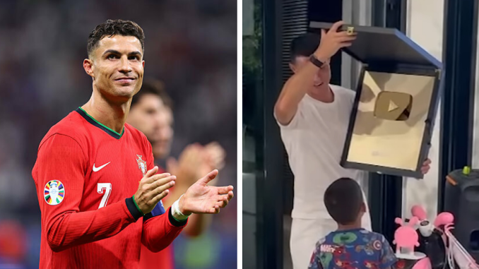 Cristiano Ronaldo Smashes YouTube Record By Hitting 20 Million Subscribers In 24 Hours