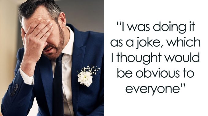Guy Interferes With Bouquet Toss At A Wedding As A Joke, Gets Kicked Out