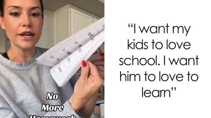 Mom Goes Viral After Canceling Kindergarten Son’s Homework For Mental Health Reasons