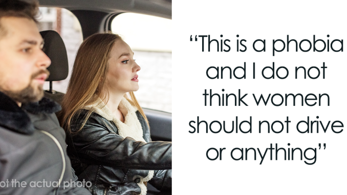 “This Is A Phobia”: Woman Calls BF Misogynistic After He Refuses To Let Her Drive Him Anywhere