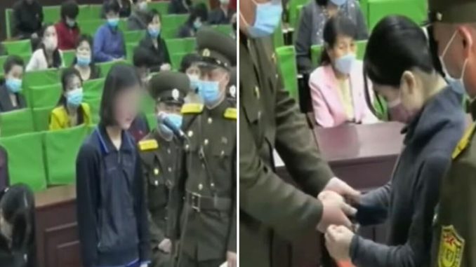 Teenage Girls Humiliated In Public Parade For Watching K-Drama In North Korea