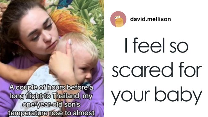 Parents Called Out For Taking Their Sick Baby On Long-Distance Flight With 104 Degree Fever