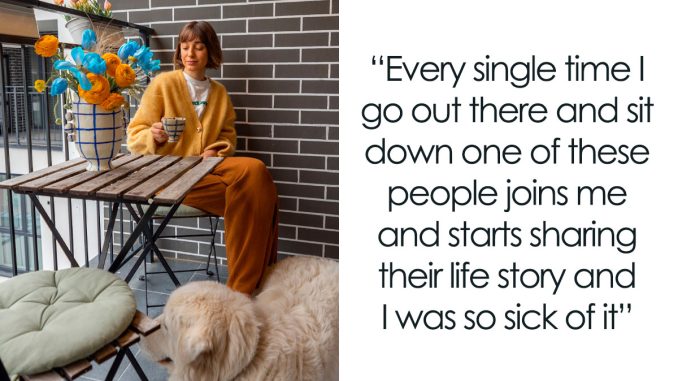 Woman Wants Privacy At Home So She Puts A Divider In The Balcony Which Upsets The Neighbors