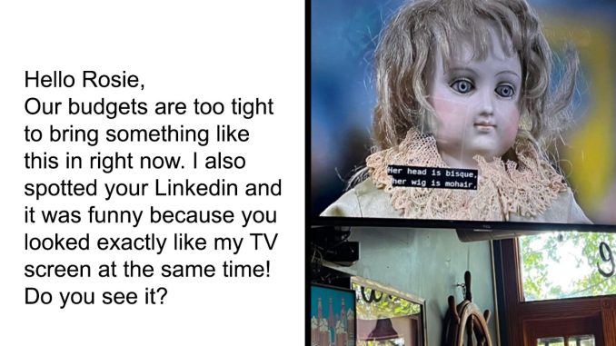 “How Do I Even Reply To That?”: Woman Shares How Recruiter Compared Her To A Creepy Doll