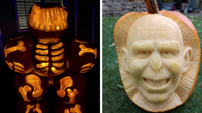 107 Times People Took Halloween Pumpkin Carving To A Whole New Level (New Pics)