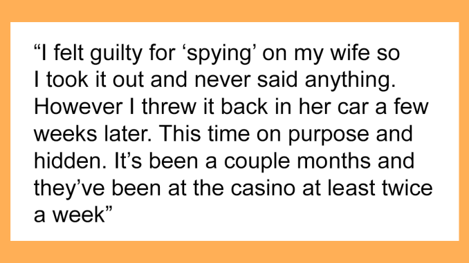 “No Regrets”: Man Installs Tracker In Wife’s Car, Uncovers Web Of Lies