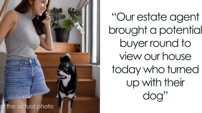 Woman Confronts Estate Agent After She Allows Dog At House Viewing