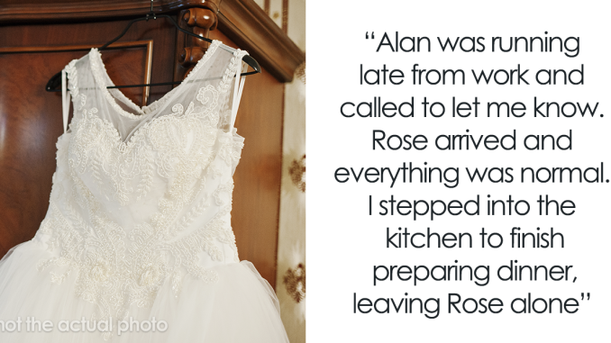 “She’s Just A Fat Old Cow Anyway”: Teen Destroys Future Stepmom’s Wedding Dress