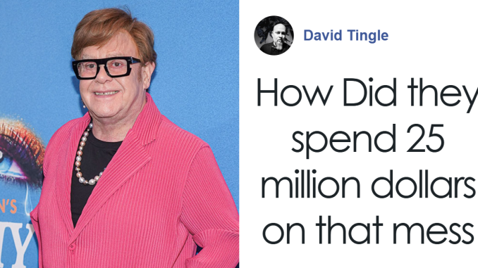 Elton John’s $25 Million Broadway Show Flops, Announces Closing Just 5 Days After Opening Night