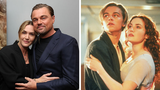 Leonardo DiCaprio And Kate Winslet Share Kiss On The Lips In Reunion 27 Years After ‘Titanic’