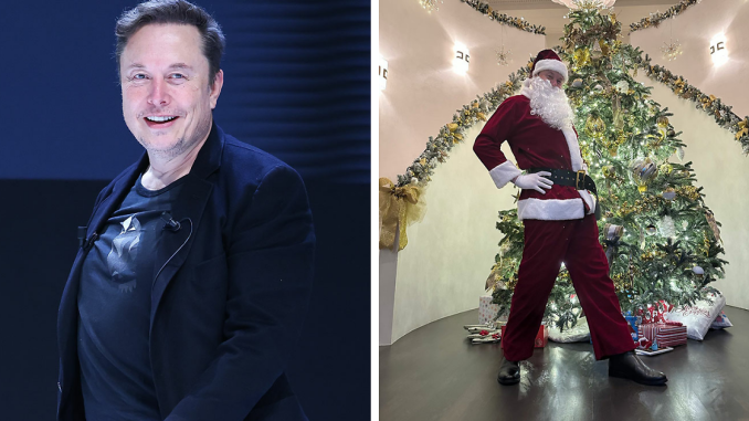 “Looking Good, Santa”: Elon Musk Admits To Using Mounjaro For Weight Loss In “Ozempic Santa” Post