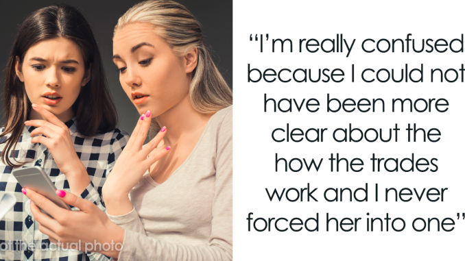 New Girl Gets Kicked Out Of Friend Group After She Demands Money For Trading Services