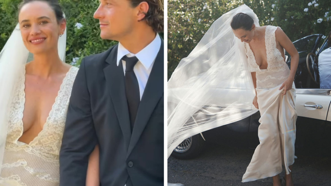 “Not Classy”: Australian Bride’s Wedding Dress Gets Torn Apart By Online Fashion Lovers