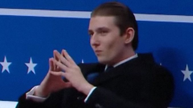 Expert Decodes “Hidden Meaning” Behind Barron Trump’s Strange Hand Gesture At Inauguration