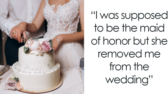Bride Uninvites Her BFF, Acts Shocked When She Finds Out Her Wedding Cake Order Was Canceled Too
