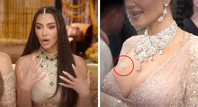 “All For Publicity”: Fans Accuse Kim Kardashian Of Faking Losing Giant Diamond On Camera