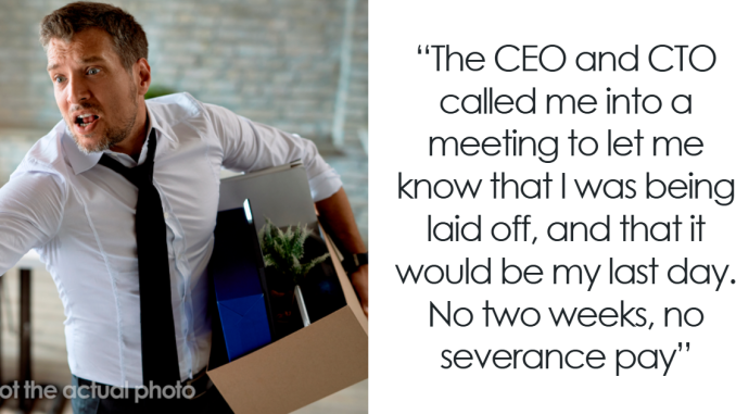 Company Uses Employee Only To Fire Them The Next Day, They Leave Taking What Matters Most