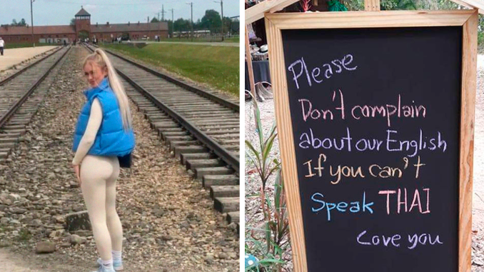 26 Tourists Who Got Shamed Online For Their Unbelievably Rude Behavior