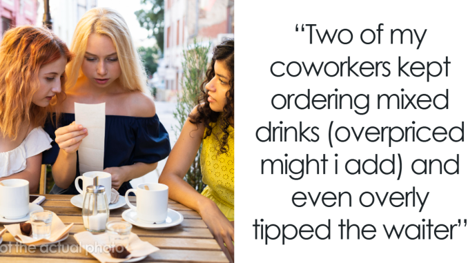 “I’m Not Paying For All That”: Coworkers Agree To Split The Bill, One Backs Out After Dining