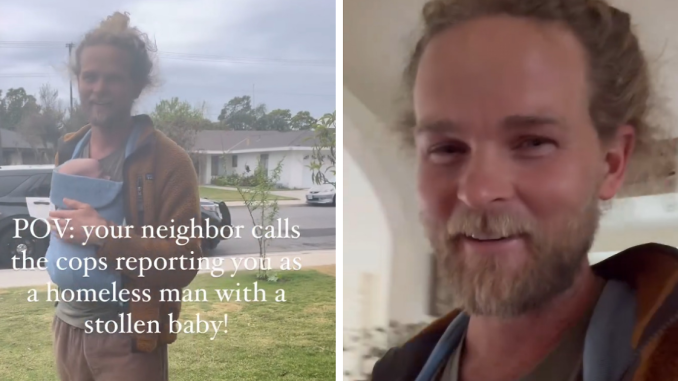 “A Karen” Calls Cops On Dad Mistaken For ‘Homeless’ Kidnapper Of His Own Baby