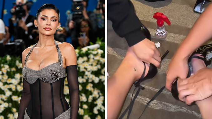 “This Is Stupid”: Kylie Jenner Cries In Pain After Her Met Gala Stiletto Hack Goes Wrong