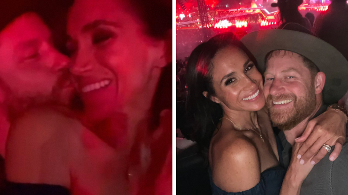 Hidden Symbols On Prince Harry’s Cowboy Hat Spark Buzz As He Packs On PDA With Meghan At Beyoncé Show