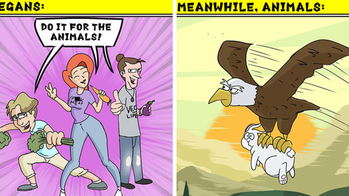 This Artist’s 16 Hilarious Animal Comics Tackle Real-Life Struggles