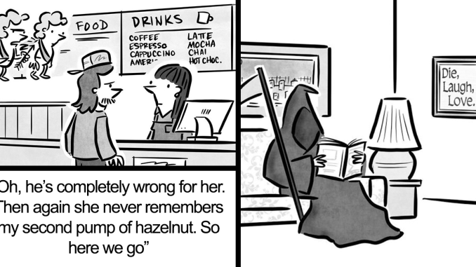29 Black And White One-Panel Comics By A Talented Cartoonist