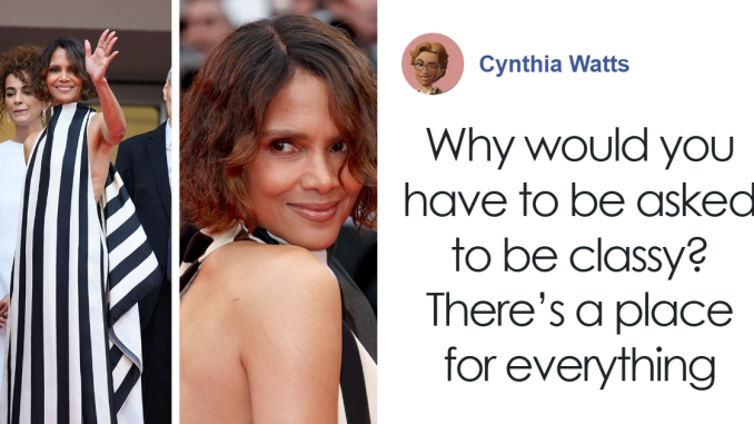 Halle Berry First Victim Of Cannes’ New Dress Code After She’s Forced To Change Outfit