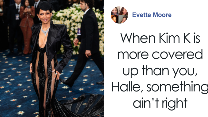 Halle Berry’s Stylist Breaks Silence After Star Left Panties At Home For Scandalous Met Gala Look